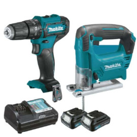 Bộ Máy Khoan Và Cưa Lọng dùng Pin 12V Max Makita CLX230X1 Bộ Máy Khoan Và Cưa Lọng dùng Pin 12V Max Makita CLX230X1